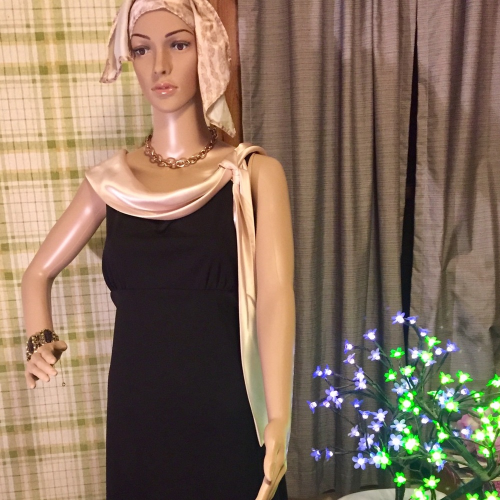 Xoxo off shoulders black dress